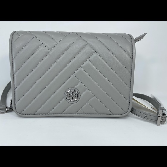 NEW Tory Burch Grey Alexa Combo Crossbody $428 - Picture 6 of 8